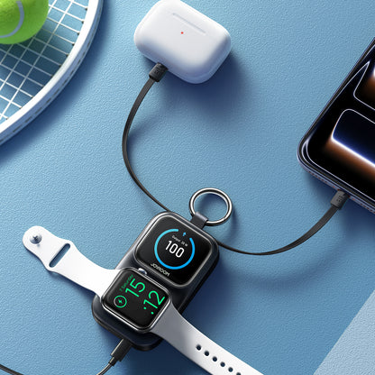 Joyroom JR-W19 5000mAh Powerbank with 5W Wireless Watch Charging - Black_8