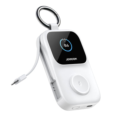 Joyroom JR-W19 5000mAh Powerbank with 5W Wireless Watch Charging - White_0