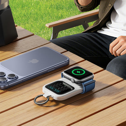 Joyroom JR-W19 5000mAh Powerbank with 5W Wireless Watch Charging - White_9