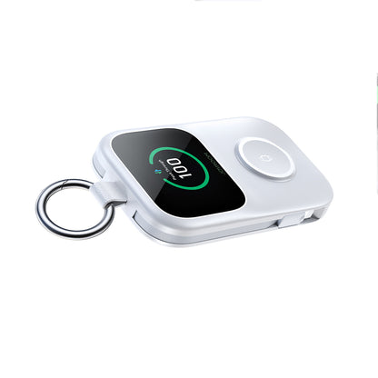 Joyroom JR-W19 5000mAh Powerbank with 5W Wireless Watch Charging - White_1