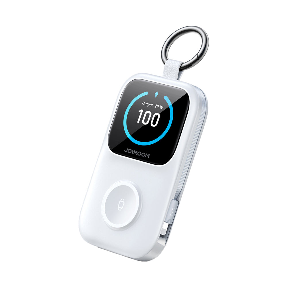 Joyroom JR-W19 5000mAh Powerbank with 5W Wireless Watch Charging - White_2