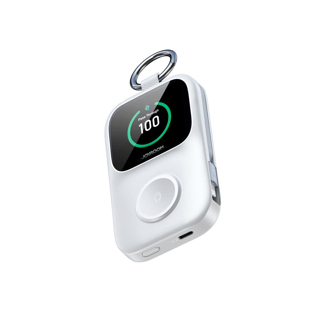 Joyroom JR-W19 5000mAh Powerbank with 5W Wireless Watch Charging - White_3