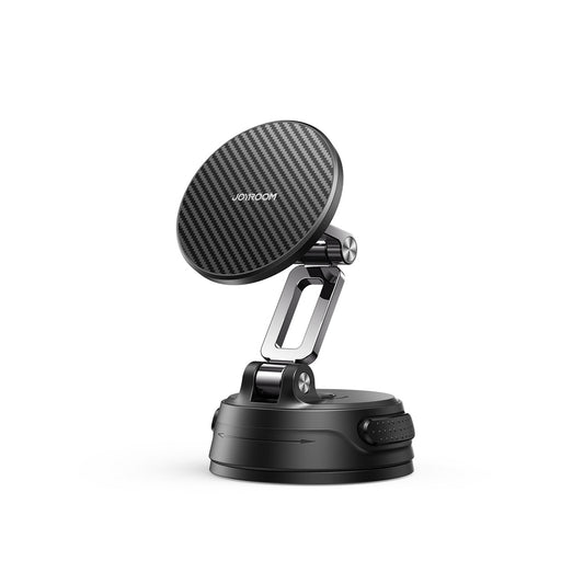 Joyroom JR-ZS51 magnetic car holder with suction cup for windshield or dashboard - black_0