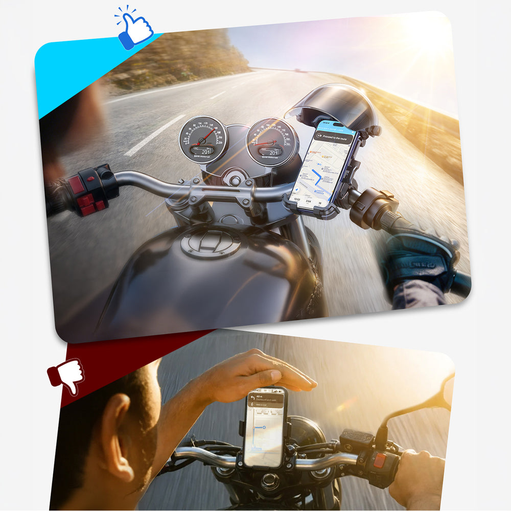 Joyroom JR-ZS526 Bike Holder with Sun Visor Automatic - Black_11