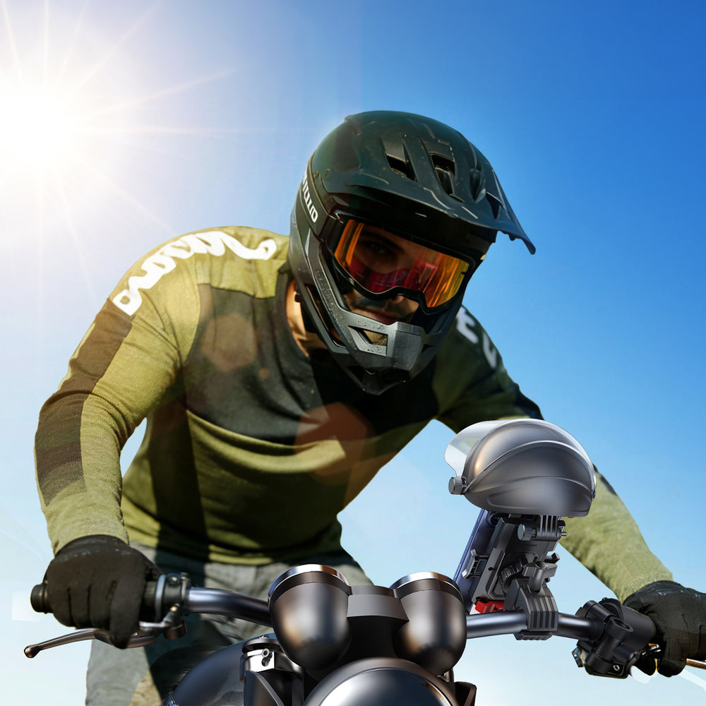 Joyroom JR-ZS526 Bike Holder with Sun Visor Automatic - Black_5