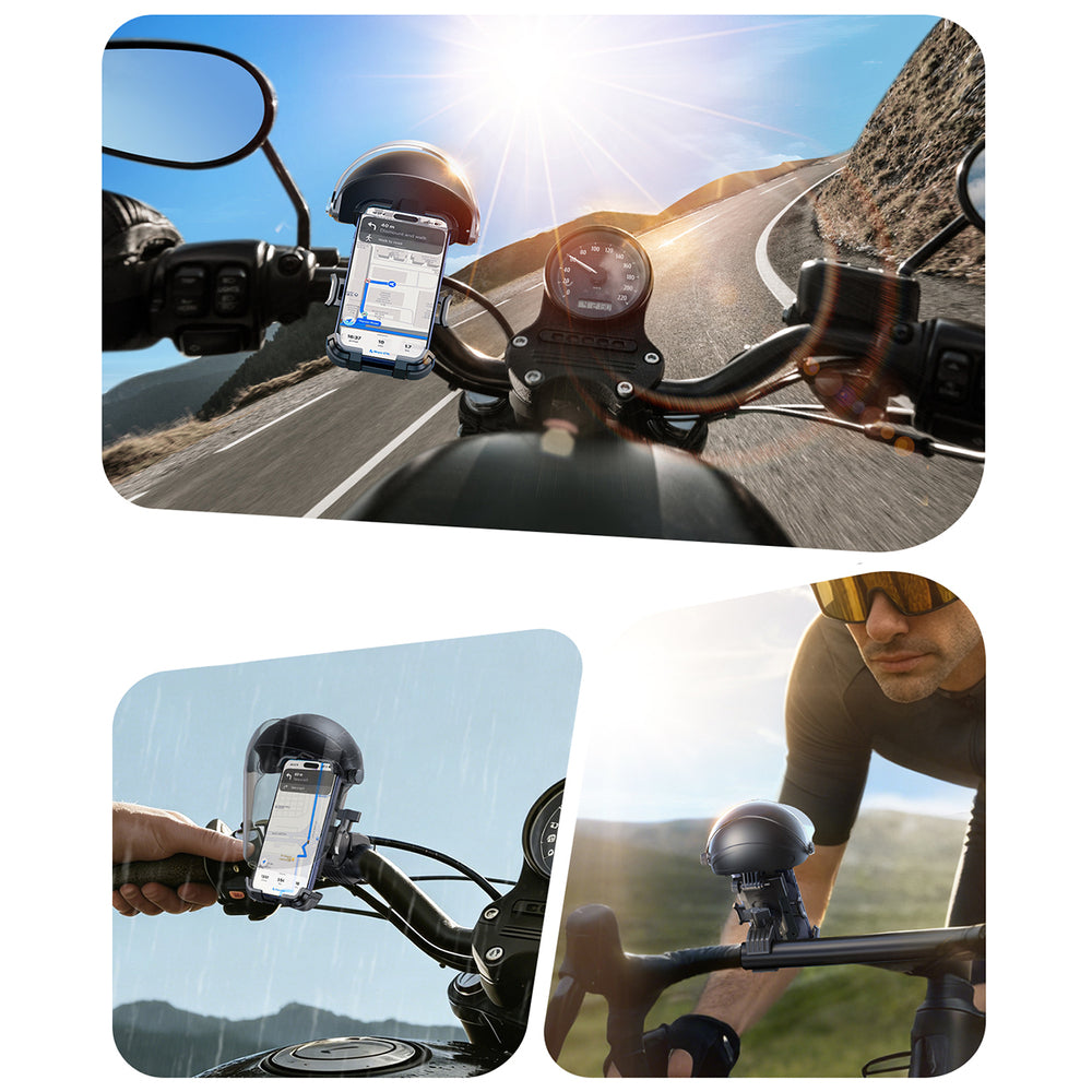 Joyroom JR-ZS526 Bike Holder with Sun Visor Automatic - Black_7