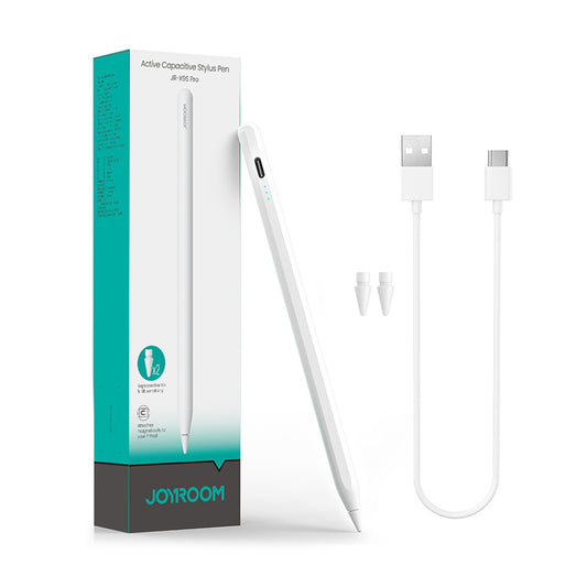 Joyroom JR-X9S Pro Active Stylus with 2 Interchangeable Tips - White_0