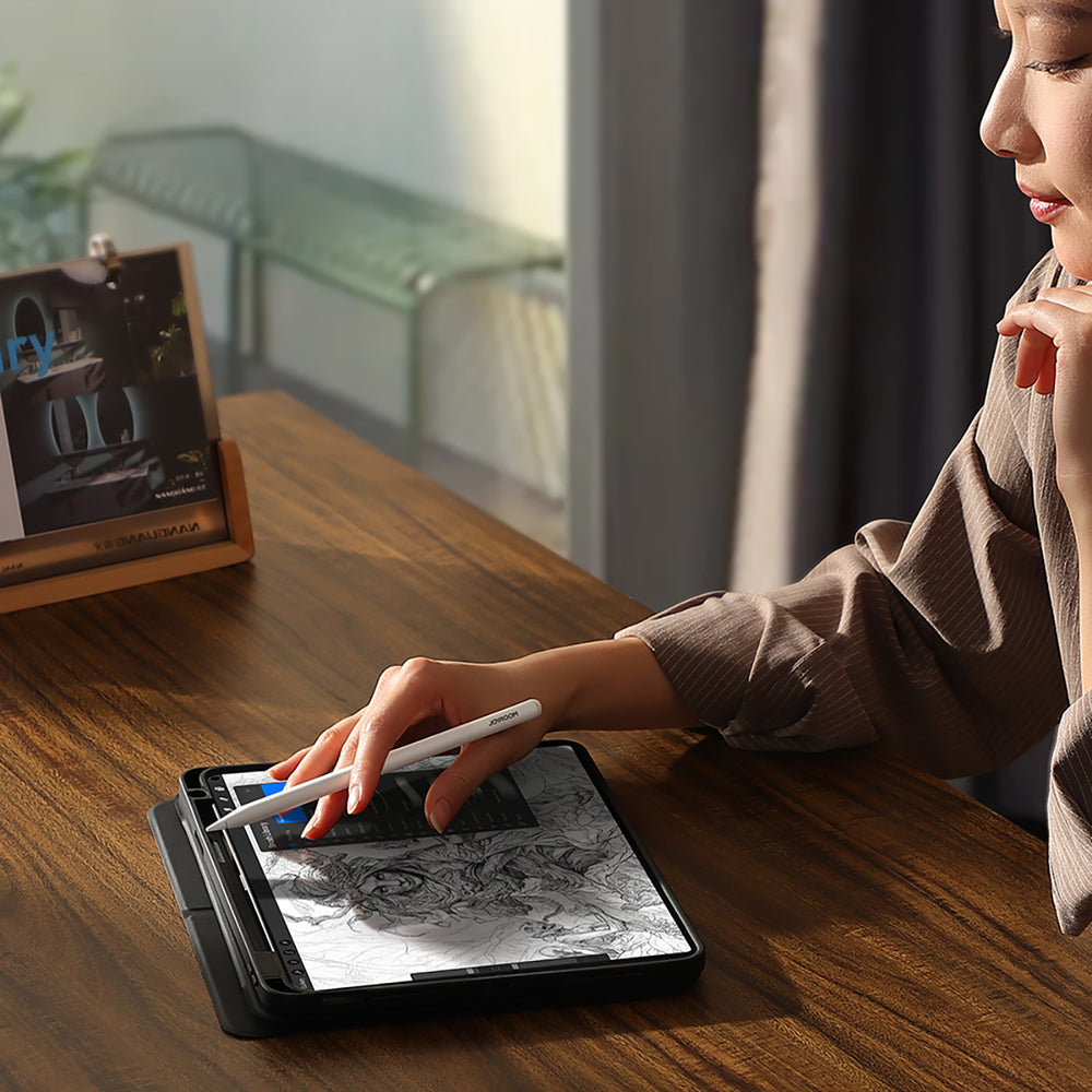 Joyroom JR-X9S Pro Active Stylus with 2 Interchangeable Tips - White_11