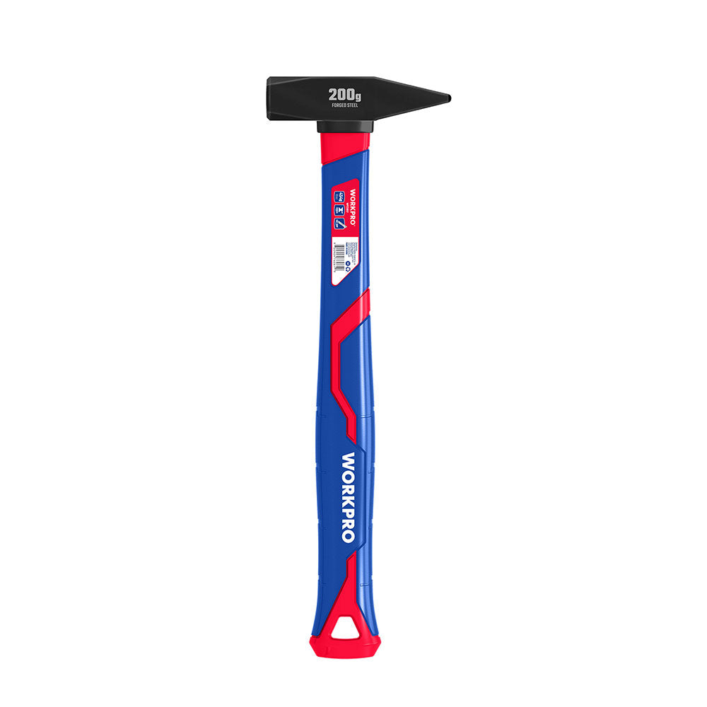 Martelo de usinagem com cabo de fibra de vidro 200g. workpro_0