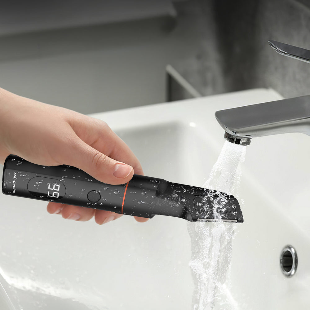 MAXGROOM LK-881 multifunctional trimmer with replaceable tips - black_10