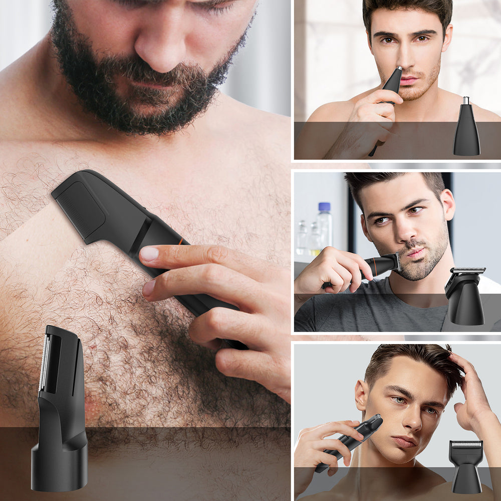 MAXGROOM LK-881 multifunctional trimmer with replaceable tips - black_11