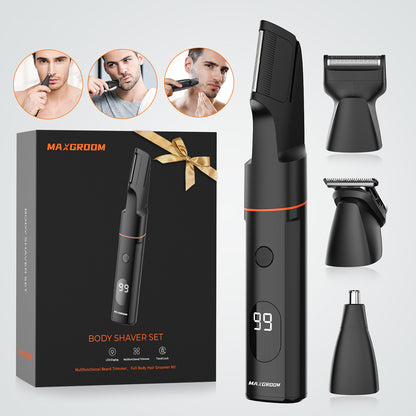 MAXGROOM LK-881 multifunctional trimmer with replaceable tips - black_1