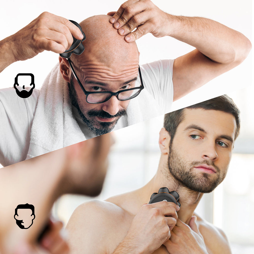 MAXGROOM JK-1688 Electric Shaver for Head and Beard - Black_12