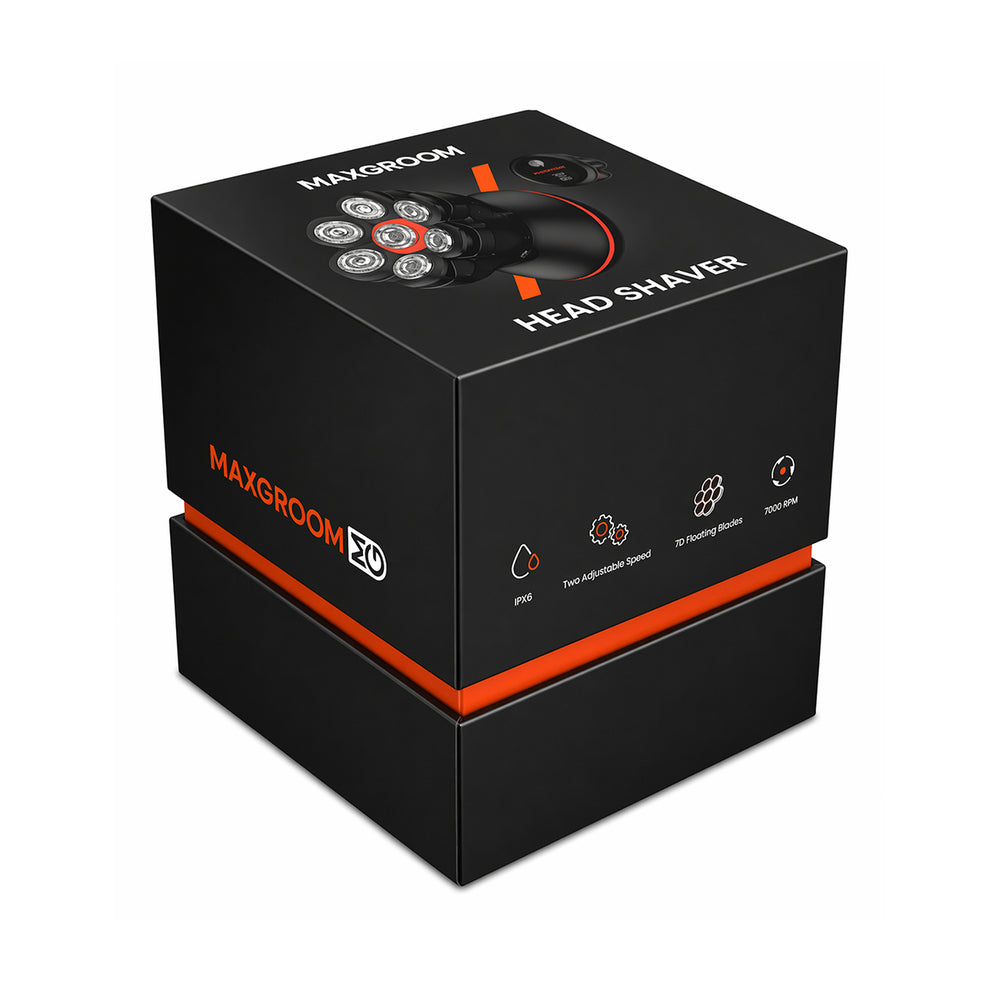 MAXGROOM JK-1688 Electric Shaver for Head and Beard - Black_4