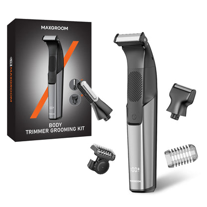 MAXGROOM JK-319 multifunctional trimmer with replaceable tips - black_0