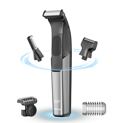 MAXGROOM JK-319 multifunctional trimmer with replaceable tips - black_2