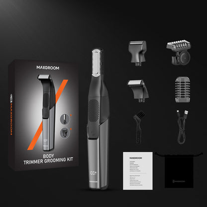 MAXGROOM JK-319 multifunctional trimmer with replaceable tips - black_8