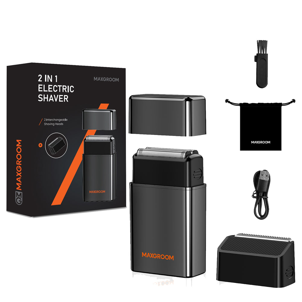 MAXGROOM ZG-F5580 2-in-1 electric shaver - black_0