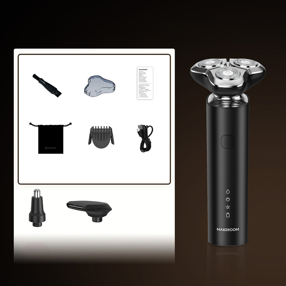 MAXGROOM BS-8012A 3-in-1 Electric Shaver - Black_2