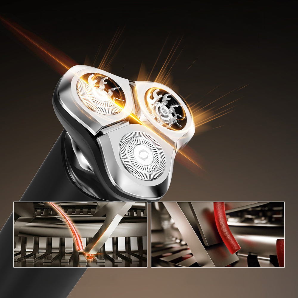 MAXGROOM BS-8012A 3-in-1 Electric Shaver - Black_4
