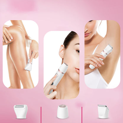 MAXGROOM JK-105 3-in-1 Women's Body and Face Trimmer - White_3
