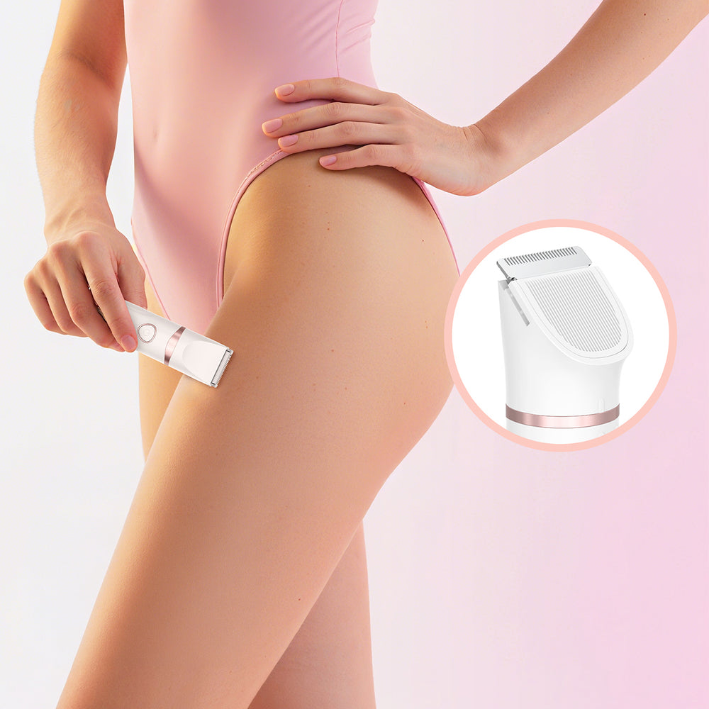 MAXGROOM JK-105 3-in-1 Women's Body and Face Trimmer - White_4