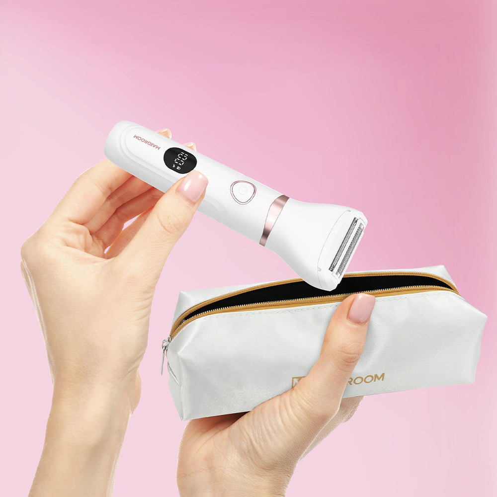 MAXGROOM JK-105 3-in-1 Women's Body and Face Trimmer - White_5