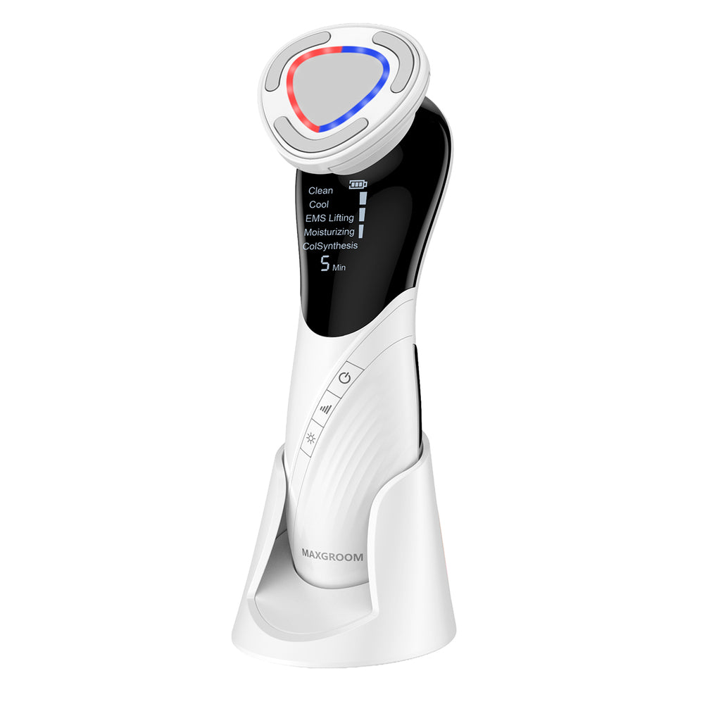 MAXGROOM D849 9-in-1 facial massager with care functions - white_0