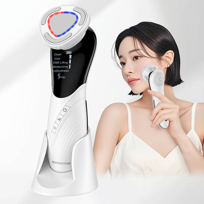 MAXGROOM D849 9-in-1 facial massager with care functions - white_1