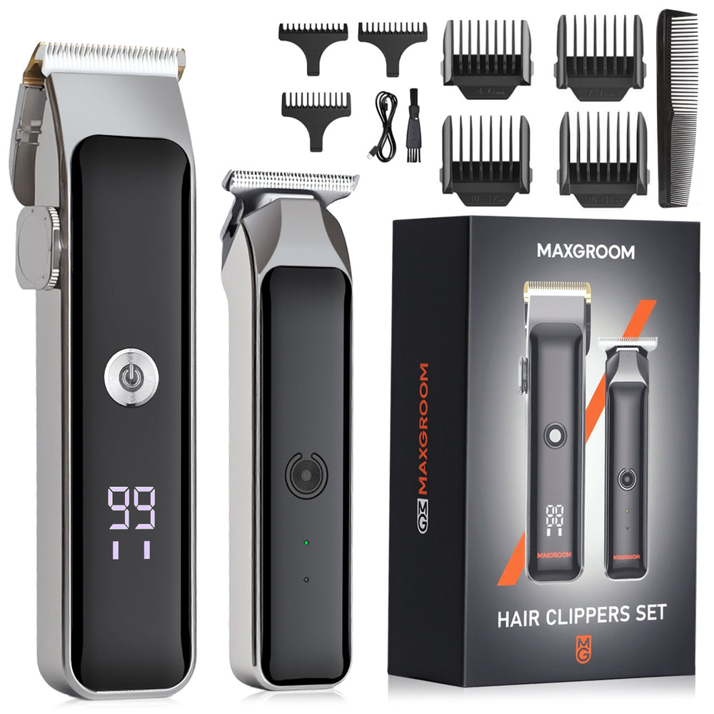 MAXGROOM ZC-F608 Hair Clipper with Trimmer - Black_0
