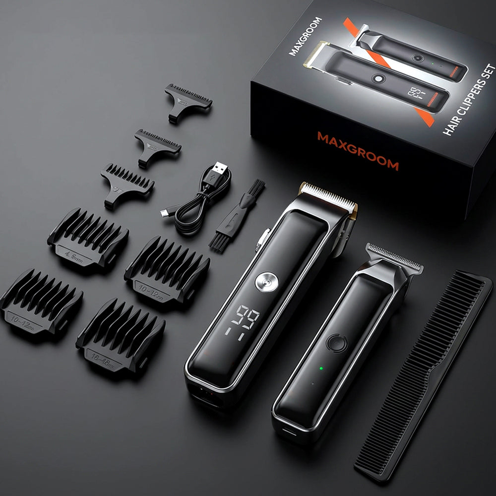 MAXGROOM ZC-F608 Hair Clipper with Trimmer - Black_6