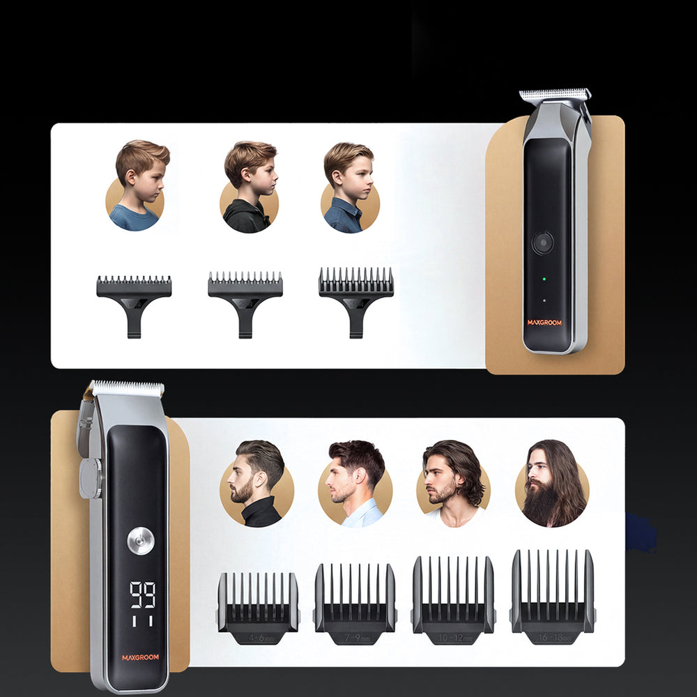 MAXGROOM ZC-F608 Hair Clipper with Trimmer - Black_7