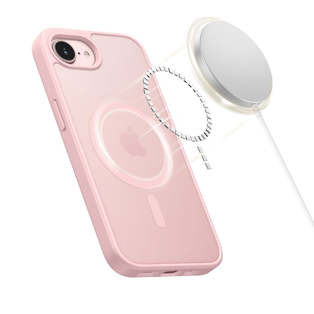 Tech-Protect BasicMag MagSafe Case for iPhone 16e / 17e - Matte Pink_3