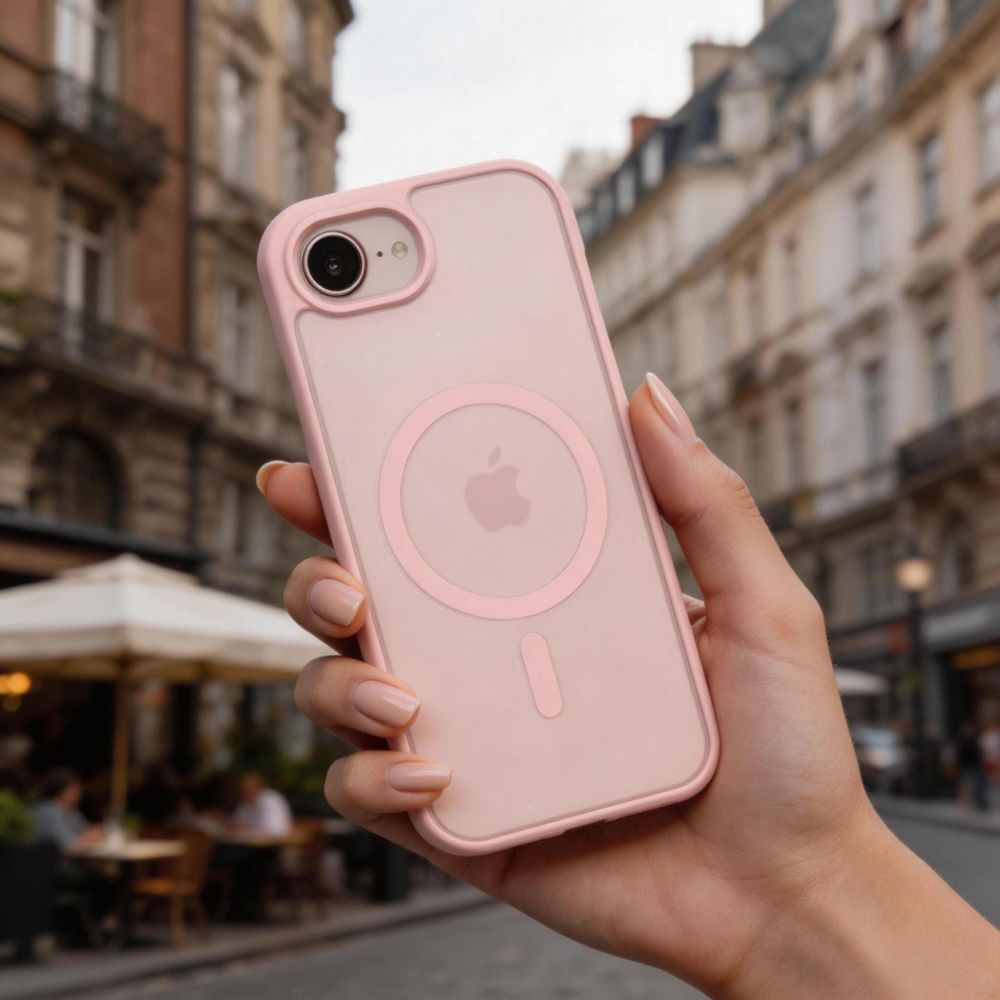 Tech-Protect BasicMag MagSafe Case for iPhone 16e / 17e - Matte Pink_4