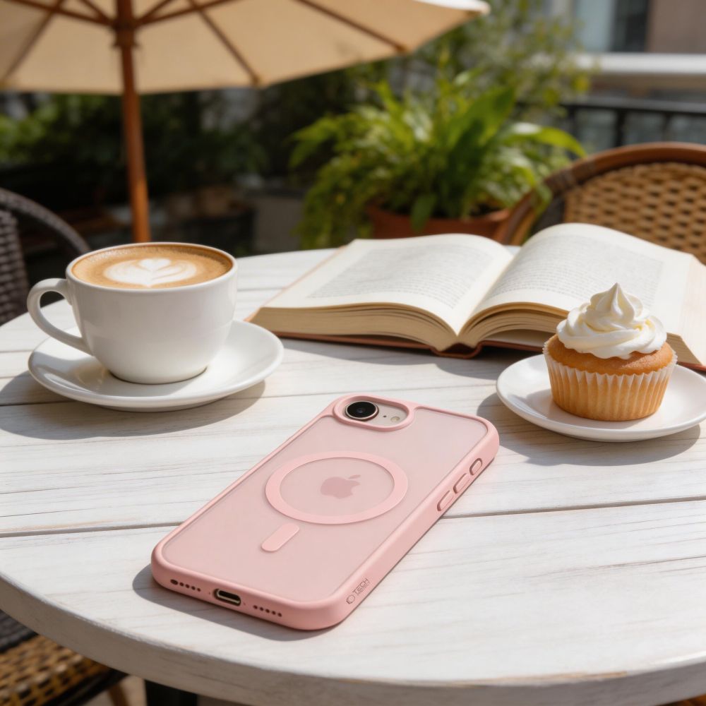 Tech-Protect BasicMag MagSafe Case for iPhone 16e / 17e - Matte Pink_7