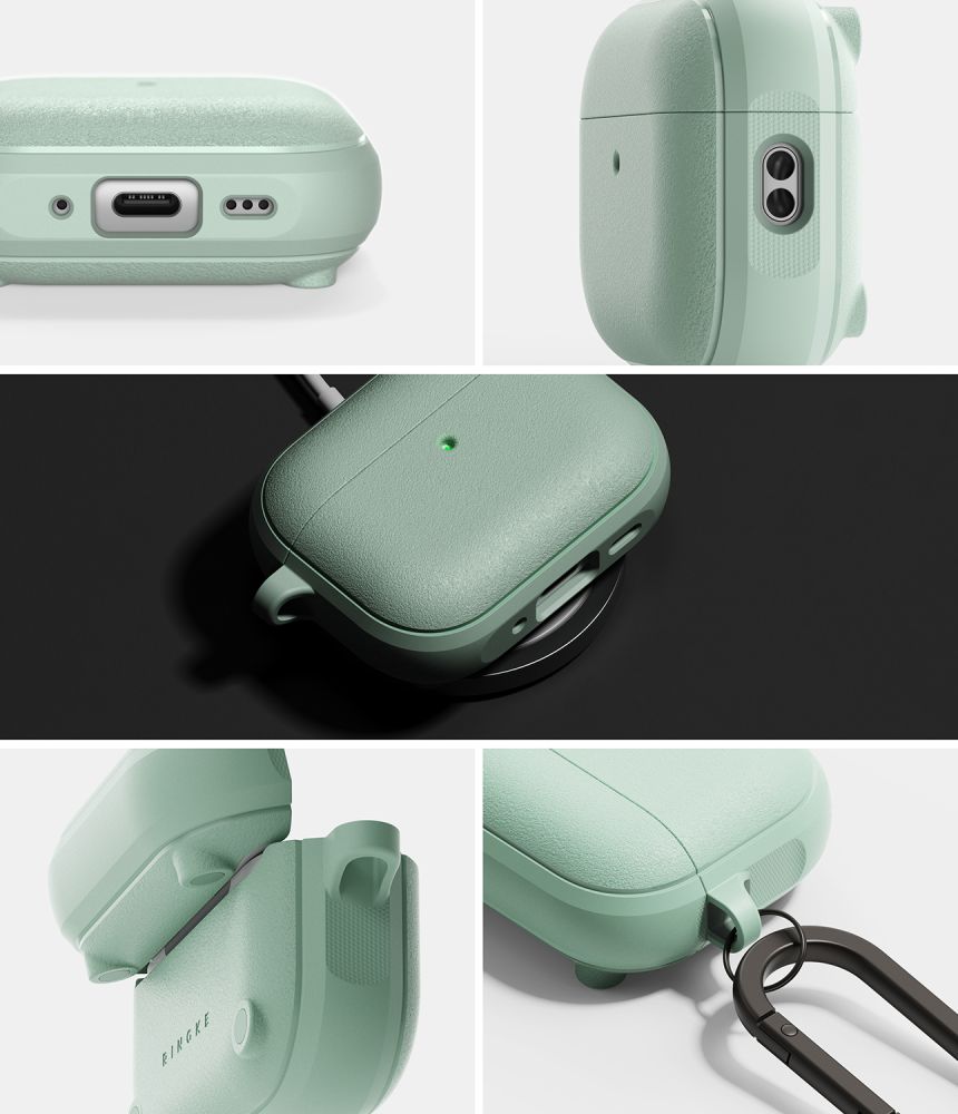Ringke Onyx Magnetic MagSafe Case for AirPods Pro 3 - Green_2