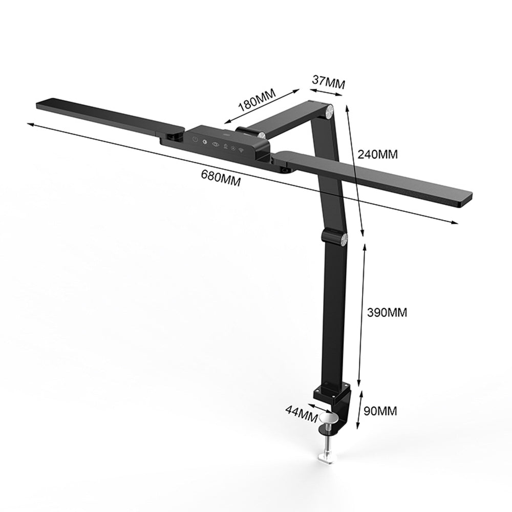 Wozinsky WLM-800 desk lamp above the monitor with remote control - black_1