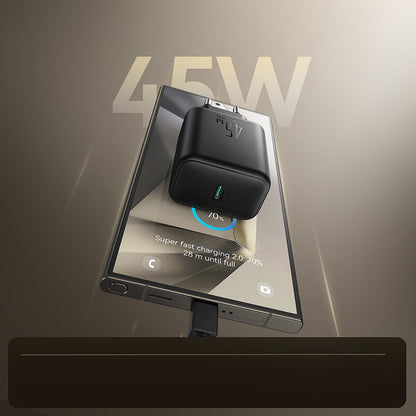 Joyroom JR-TCG13 45W GaN Wall Charger for Samsung Ultra - Black_7