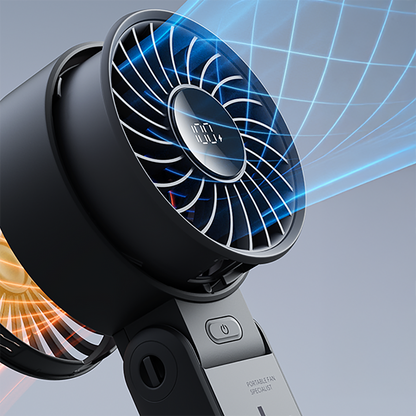 Jisulife Handheld Fan Life7 3600mAh Portable USB Fan - Black_4