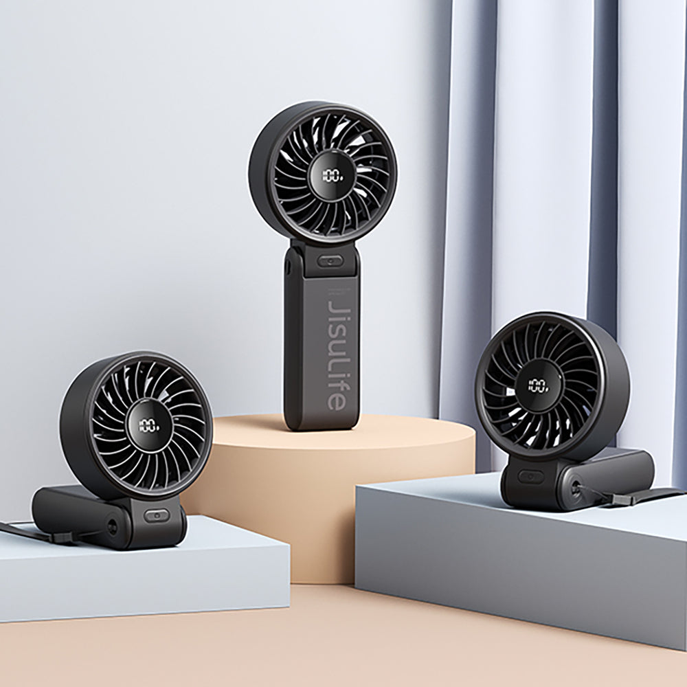 Jisulife Handheld Fan Life7 3600mAh Portable USB Fan - Black_6