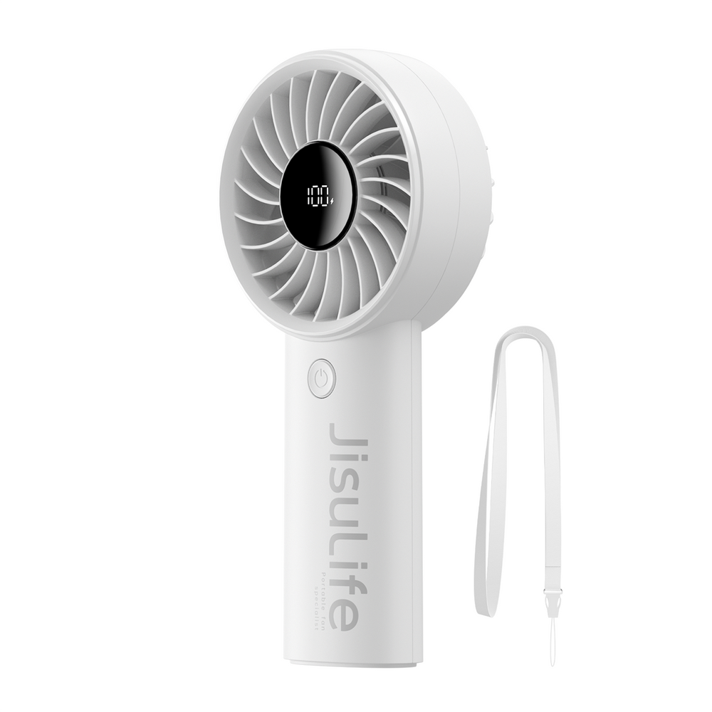 Jisulife Handheld Fan Life4 3600mAh Portable USB Fan - Gray_0