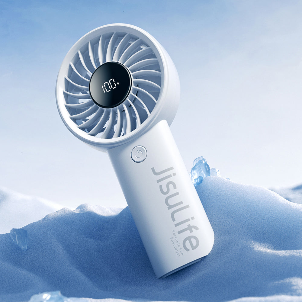 Jisulife Handheld Fan Life4 3600mAh Portable USB Fan - Gray_3