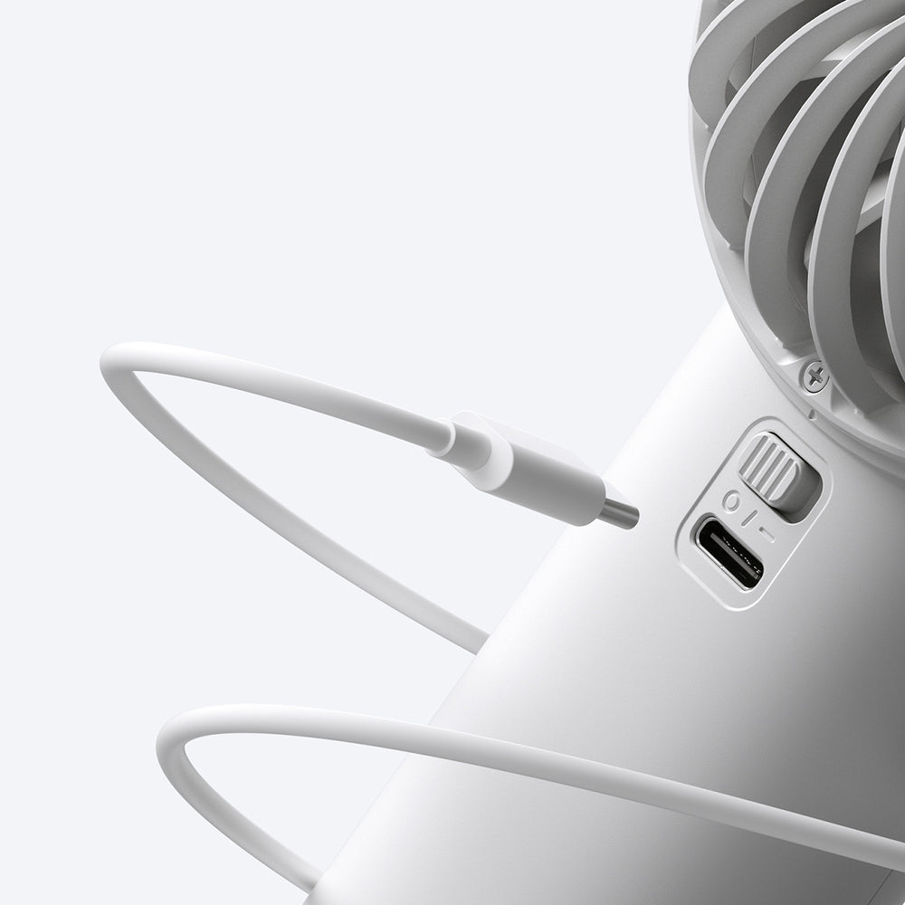 Jisulife Handheld Fan Life4 3600mAh Portable USB Fan - Gray_5