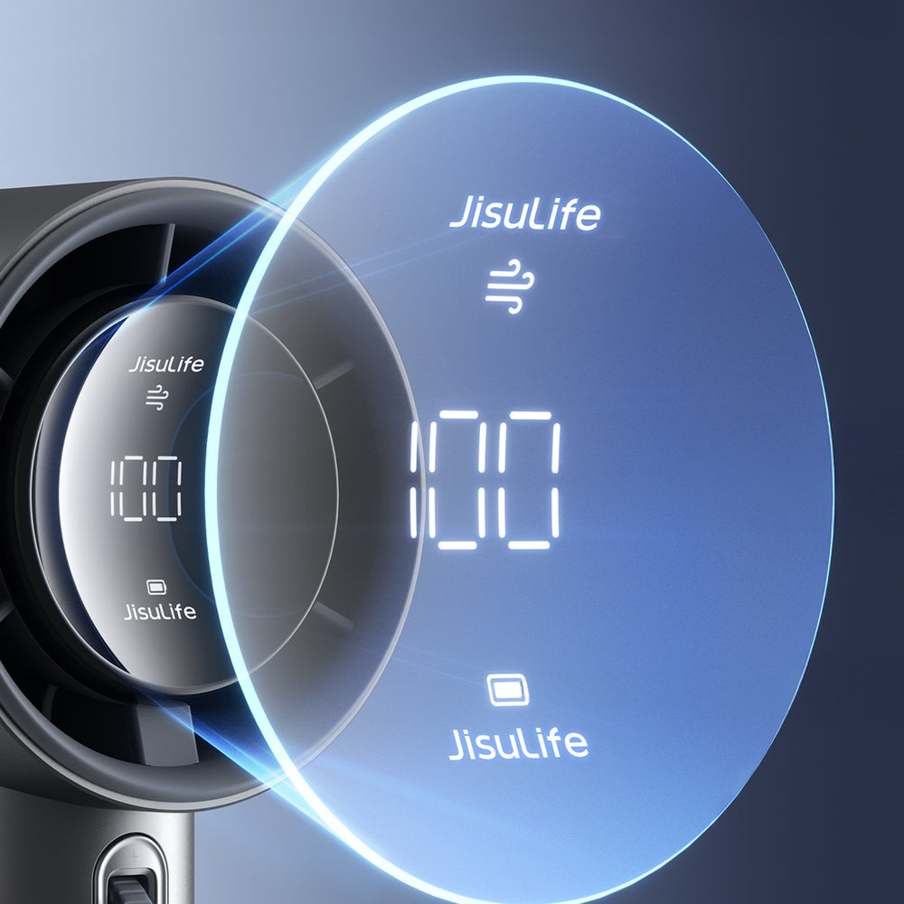 Jisulife Handheld Fan Pro1 S 5000mAh FA53PRO Mini Blower Portable USB Metal Fan - Dark Gray_6