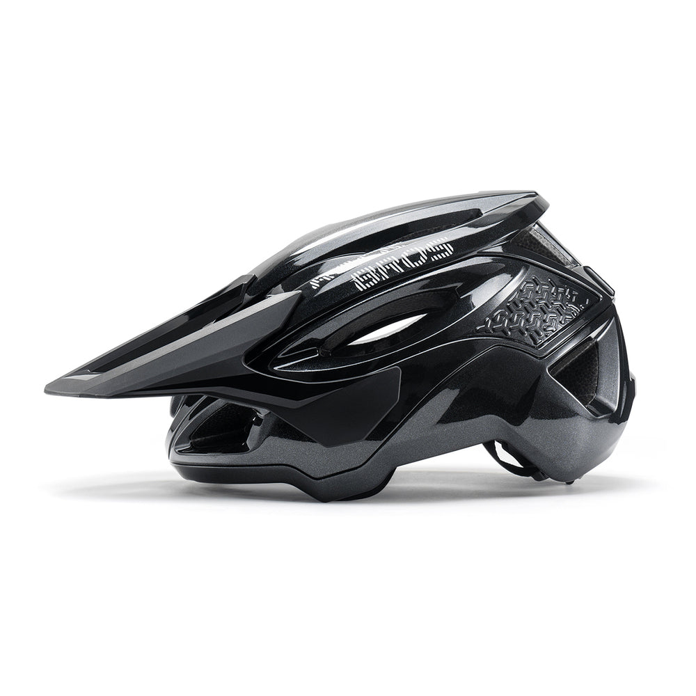 Rockbros LK-99 Mountain Bike Helmet with Adjustable Visor and Magnetic Closure 58-62 cm - Black_1