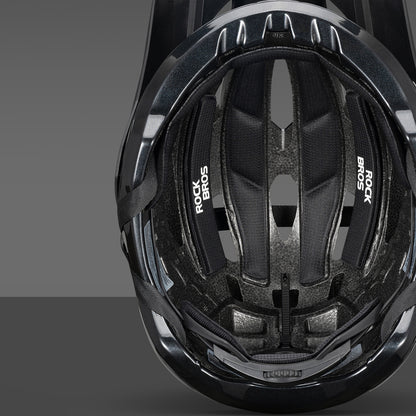 Rockbros LK-99 Mountain Bike Helmet with Adjustable Visor and Magnetic Closure 58-62 cm - Black_7