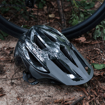 Rockbros LK-99 Mountain Bike Helmet with Adjustable Visor and Magnetic Closure 58-62 cm - Titanium_9