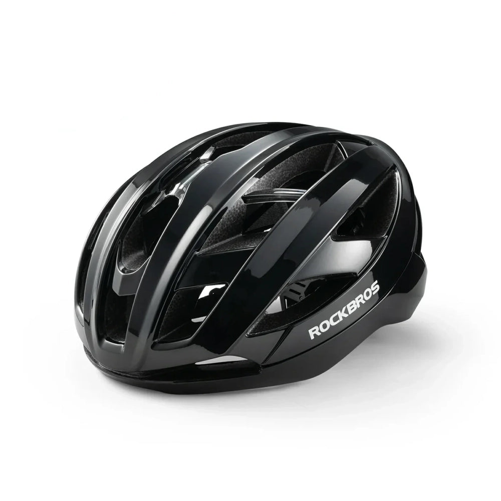 Rockbros LK-69 Bike Helmet with Reinforced Frame 58-62 cm - Black_0