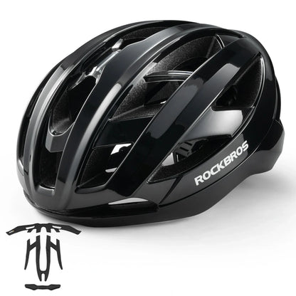 Rockbros LK-69 Bike Helmet with Reinforced Frame 58-62 cm - Black_1