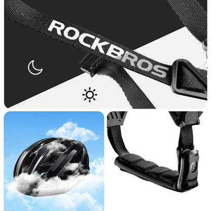 Rockbros LK-69 Bike Helmet with Reinforced Frame 58-62 cm - Black_5